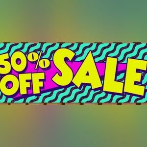 50% Off Sale